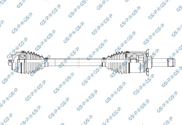 MDR GSP-202176OL - Приводний вал autocars.com.ua