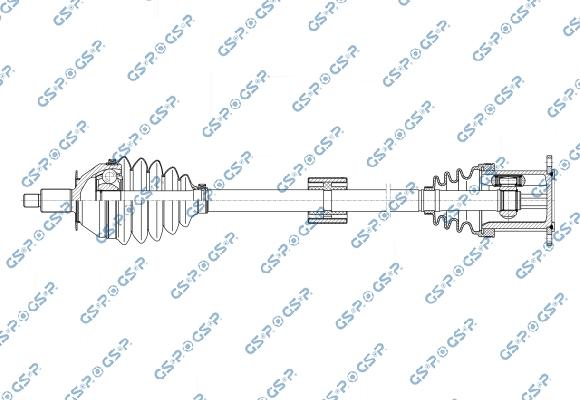 MDR GSP-202233OL - Приводний вал autocars.com.ua