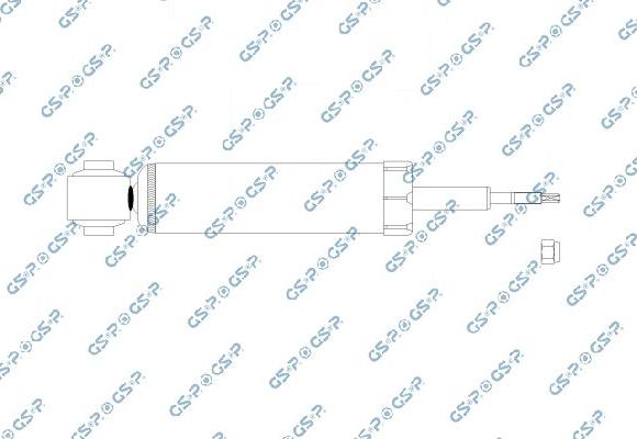 MDR GSP-32112410 - Амортизатор autocars.com.ua