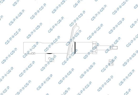 MDR GSP-32317630 - Амортизатор autocars.com.ua