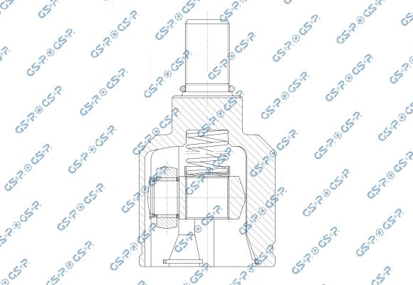MDR GSP-601321 - Шарнірний комплект, ШРУС, приводний вал autocars.com.ua