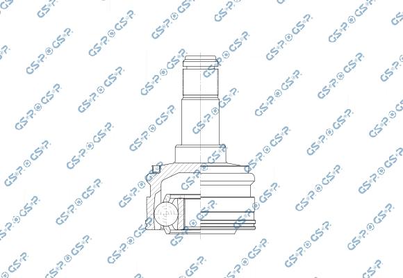 MDR GSP-602483 - Шарнірний комплект, ШРУС, приводний вал autocars.com.ua