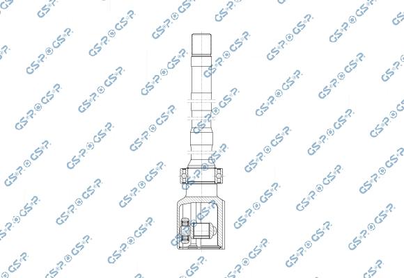 MDR GSP-602499 - Шарнірний комплект, ШРУС, приводний вал autocars.com.ua