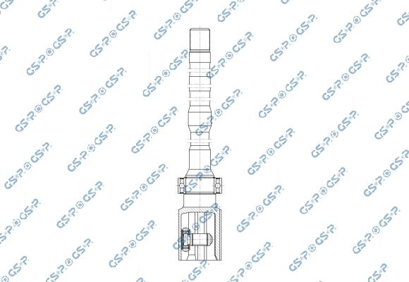 MDR GSP-602654 - Шарнірний комплект, ШРУС, приводний вал autocars.com.ua