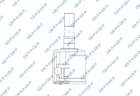 MDR GSP-602662 - Шарнірний комплект, ШРУС, приводний вал autocars.com.ua