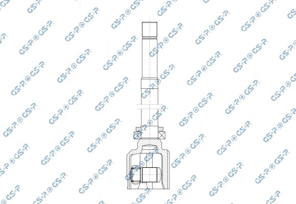 MDR GSP-602740 - Шарнірний комплект, ШРУС, приводний вал autocars.com.ua