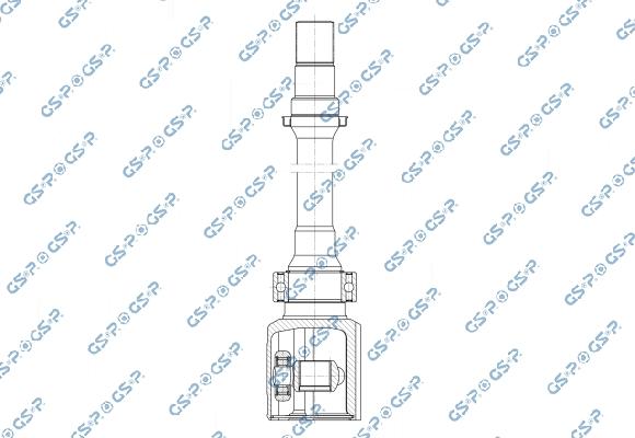 MDR GSP-602837 - Шарнірний комплект, ШРУС, приводний вал autocars.com.ua