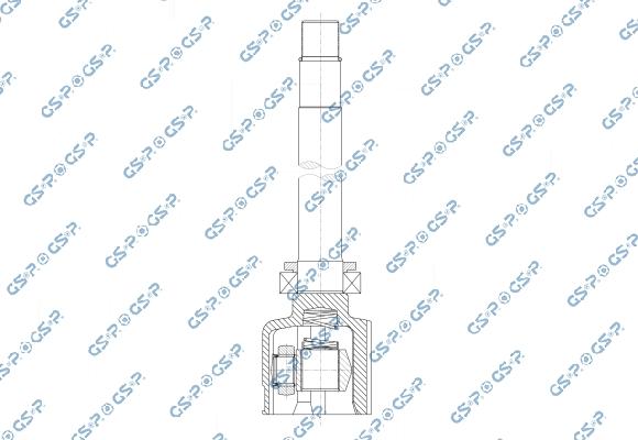 MDR GSP-610167 - Шарнірний комплект, ШРУС, приводний вал autocars.com.ua