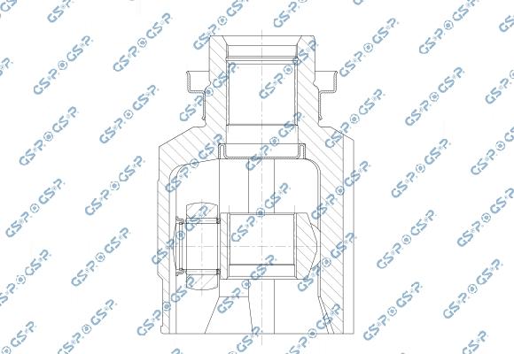 MDR GSP-639060 - Шарнірний комплект, ШРУС, приводний вал autocars.com.ua