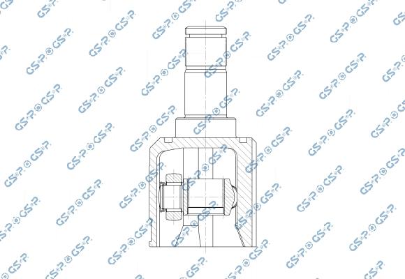 MDR GSP-639115 - Шарнірний комплект, ШРУС, приводний вал autocars.com.ua