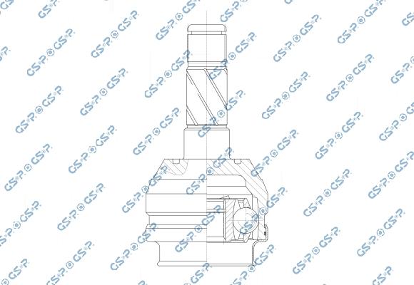 MDR GSP-662054 - Шарнірний комплект, ШРУС, приводний вал autocars.com.ua