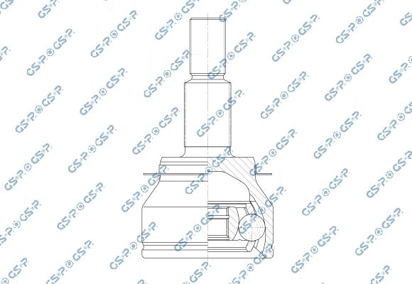 MDR GSP-802818 - Шарнірний комплект, ШРУС, приводний вал autocars.com.ua