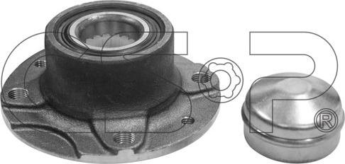 MDR GSP-9230002S - Комплект подшипника ступицы колеса autodnr.net