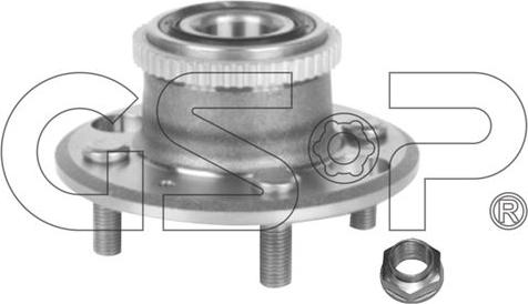 MDR GSP-9230015K - Комплект підшипника маточини колеса autocars.com.ua