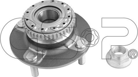 MDR GSP-9232002K - Комплект підшипника маточини колеса autocars.com.ua