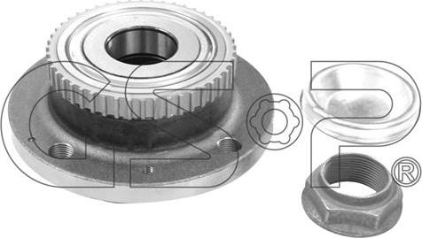 MDR GSP-9232035K - Комплект підшипника маточини колеса autocars.com.ua