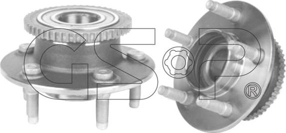 MDR GSP-9237005 - Комплект підшипника маточини колеса autocars.com.ua