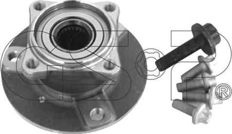 MDR GSP-9324002K - Комплект підшипника маточини колеса autocars.com.ua