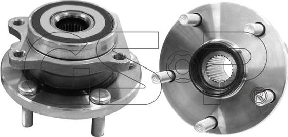 MDR GSP-9327056 - Комплект підшипника маточини колеса autocars.com.ua