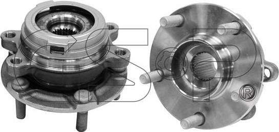 MDR GSP-9329019 - Комплект підшипника маточини колеса autocars.com.ua