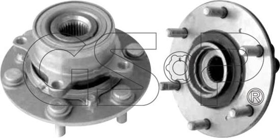 MDR GSP-9330007 - Комплект підшипника маточини колеса autocars.com.ua