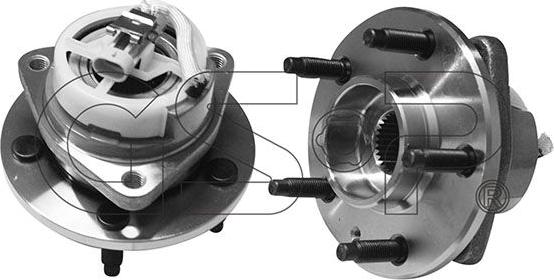 MDR GSP-9330015 - Комплект підшипника маточини колеса autocars.com.ua