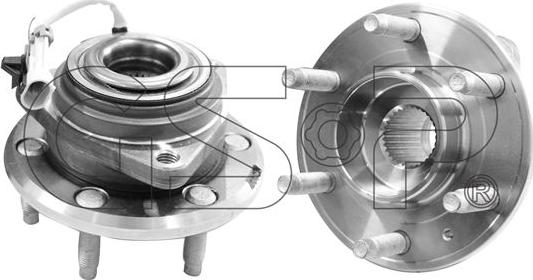 MDR GSP-9330041 - Комплект підшипника маточини колеса autocars.com.ua