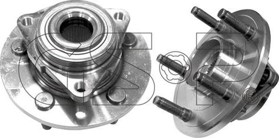 MDR GSP-9333071 - Комплект підшипника маточини колеса autocars.com.ua