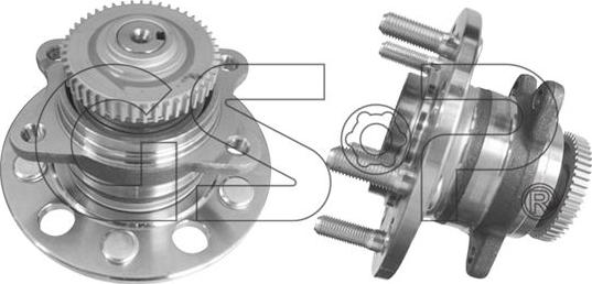 MDR GSP-9400108 - Комплект підшипника маточини колеса autocars.com.ua