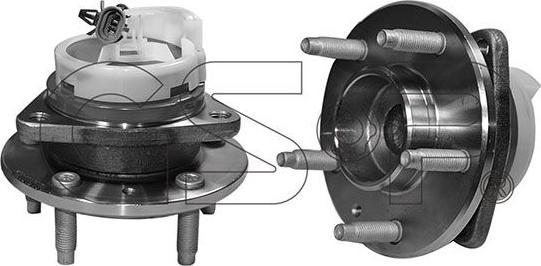 MDR GSP-9400143 - Комплект підшипника маточини колеса autocars.com.ua