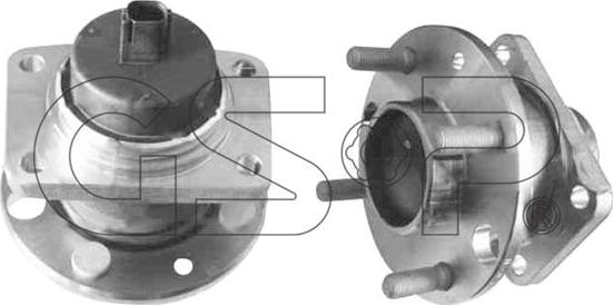 MDR GSP-9400191 - Комплект підшипника маточини колеса autocars.com.ua