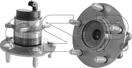 MDR GSP-9400260 - Комплект підшипника маточини колеса autocars.com.ua