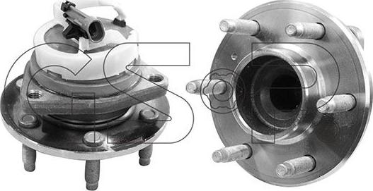 MDR GSP-9400289 - Комплект підшипника маточини колеса autocars.com.ua