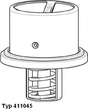 MDR WAL-411045 - Термостат, охолоджуюча рідина autocars.com.ua