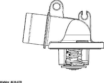 MDR WAL-463087 - Термостат, охолоджуюча рідина autocars.com.ua
