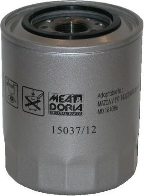 Meat & Doria 15037/12 - Масляний фільтр autocars.com.ua