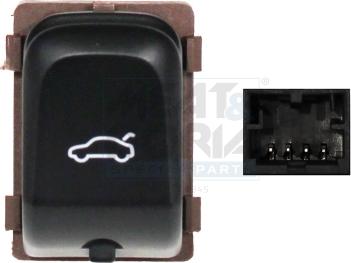 Meat & Doria 206187 - Вимикач, замок задніх дверей autocars.com.ua