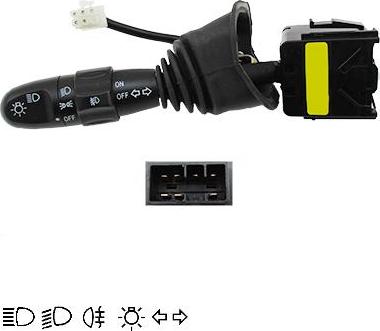 Meat & Doria 231020 - Вимикач на рульовій колонці autocars.com.ua