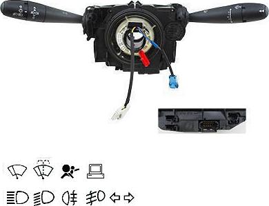 Meat & Doria 231220 - Вимикач на рульовій колонці autocars.com.ua