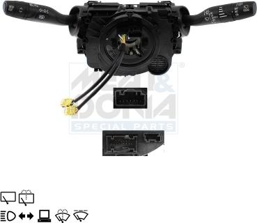 Meat & Doria 231913 - Вимикач на рульовій колонці autocars.com.ua