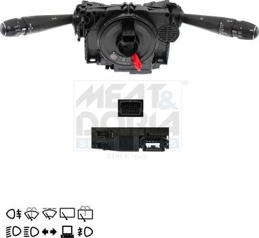 Meat & Doria 231918 - Вимикач на рульовій колонці autocars.com.ua
