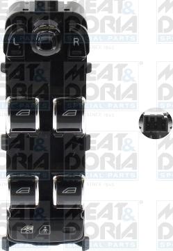 Meat & Doria 26660 - Вимикач, стеклолод'емнік autocars.com.ua