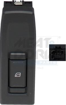 Meat & Doria 26821 - Вимикач, стеклолод'емнік autocars.com.ua