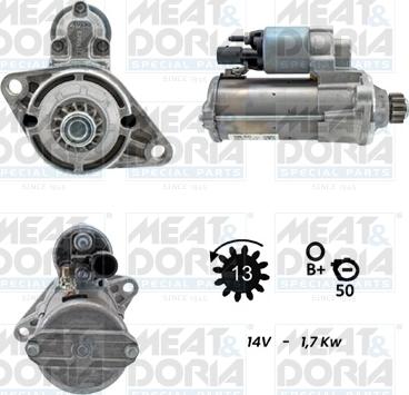 Meat & Doria 5010441G - Стартер avtokuzovplus.com.ua