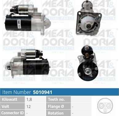 Meat & Doria 5010941 - Стартер autocars.com.ua