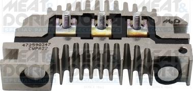 Meat & Doria 52356 - Випрямляч, генератор autocars.com.ua