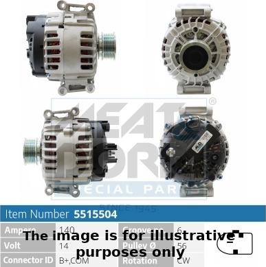 Meat & Doria 5515504P - Генератор autocars.com.ua