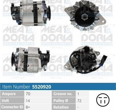 Meat & Doria 5520920 - Генератор autodnr.net