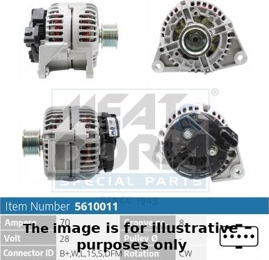 Meat & Doria 5610011P - Генератор autocars.com.ua