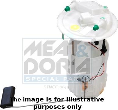 Meat & Doria 79380E - Датчик, рівень палива autocars.com.ua